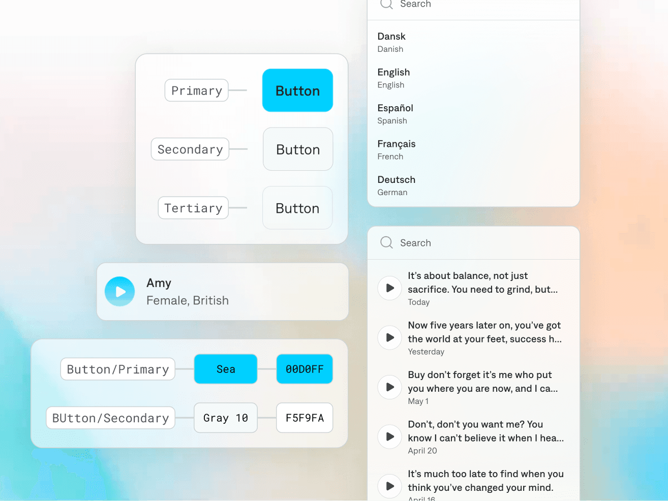 Web design system